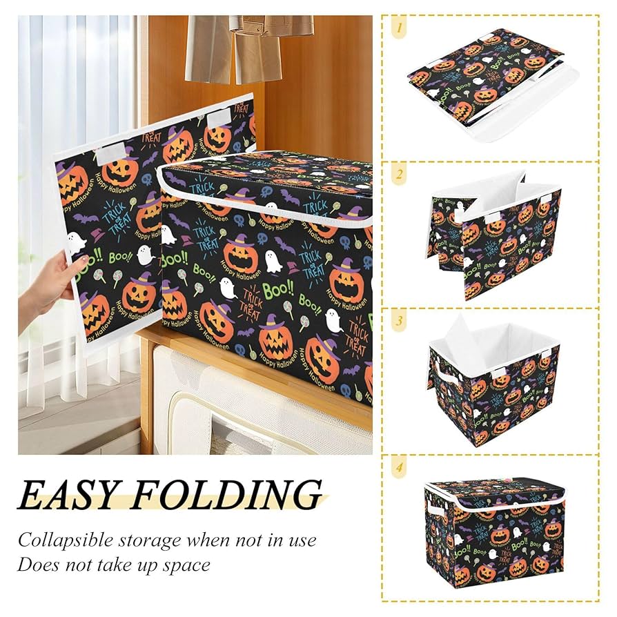 ハロウィン★皆でワイワイBOX★しっかりsize Amazon.com: xigua Halloween Ghost Pumpkin Ghosts Storage
